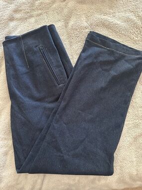 Staples Dark Navy Ponte Knit Pants size xs